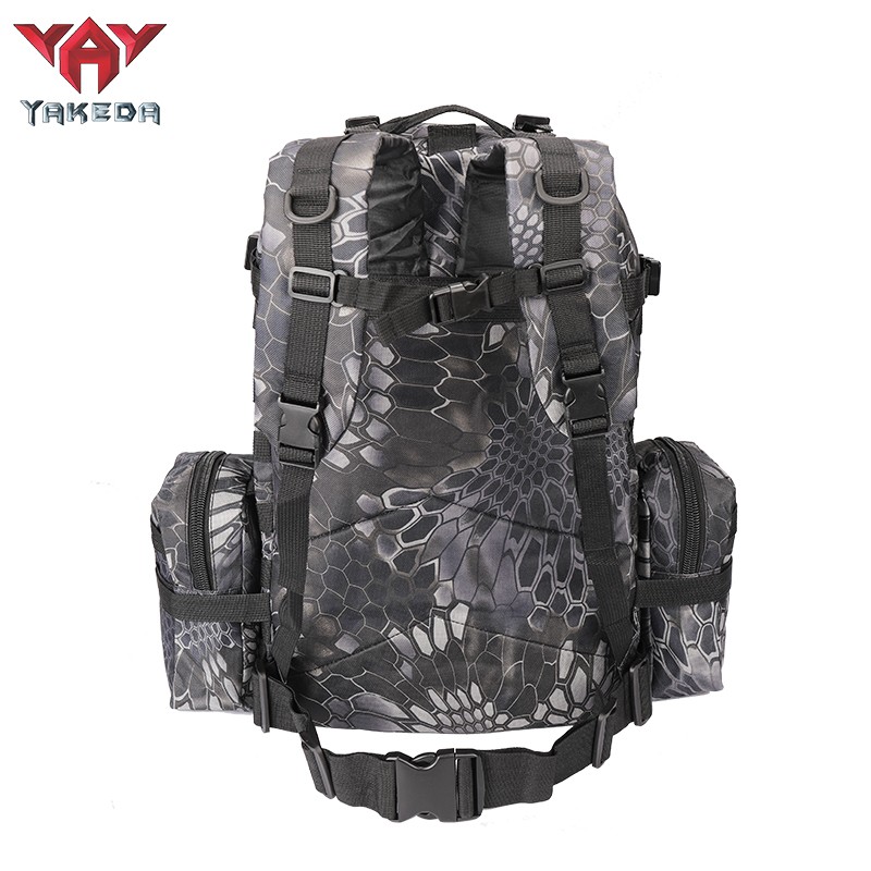 Yakeda Outdoor-Wander-Kletter-Tarnrucksack mit großer Kapazität, militärischer taktischer Taschen-Kombinationsrucksack