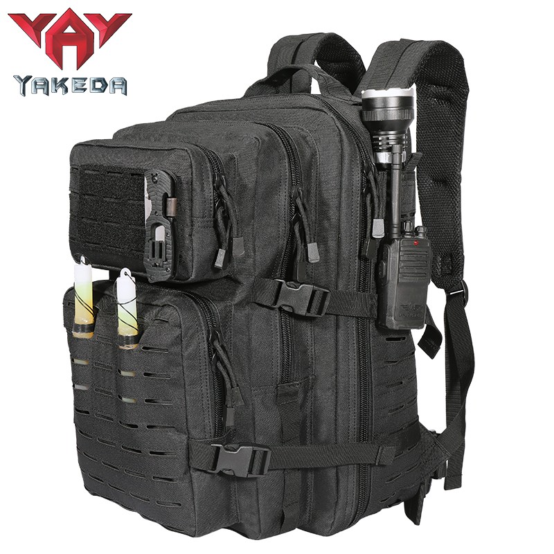 Benutzerdefinierte Yakeda stilvolles Wandern im Freien Wandern 45L Molle Schule Laptop taktische Rucksack-Taschen