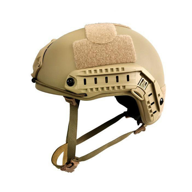 Aramid PE FAST kugelsicherer Helm Schutzausrüstung für den Kampfeinsatz mit Seitenschienen