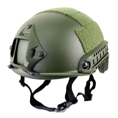 Aramid PE FAST kugelsicherer Helm Schutzausrüstung für den Kampfeinsatz mit Seitenschienen