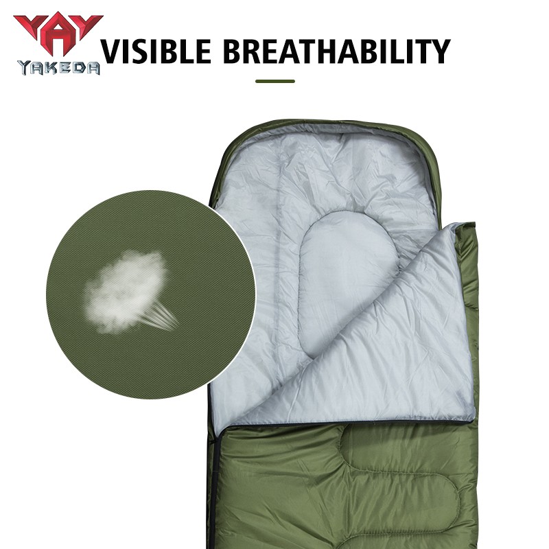 Kundenspezifischer Yakeda-Winterschlafsack, leichte Notfallschlafsäcke für den Außenbereich Herstellung